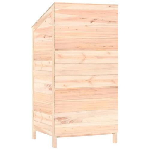 Haveskur 55x52x112 cm massivt fyrretræ