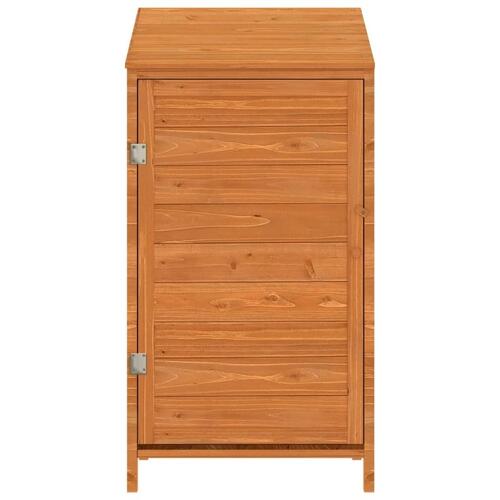 Haveskur 55x52x112 cm massivt fyrretræ brun