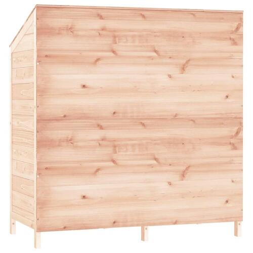 Haveskur 102x52x112 cm massivt fyrretræ