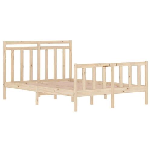 Sengeramme 135x190 cm massivt træ