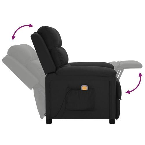 Massagestol stof sort