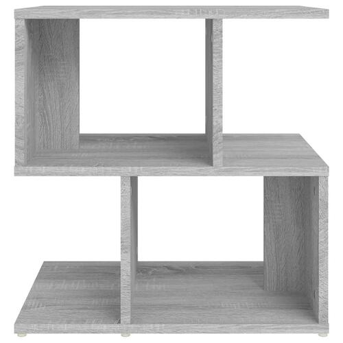 Sengeborde 2 stk. 50x30x51,5 cm konstrueret træ grå sonoma-eg