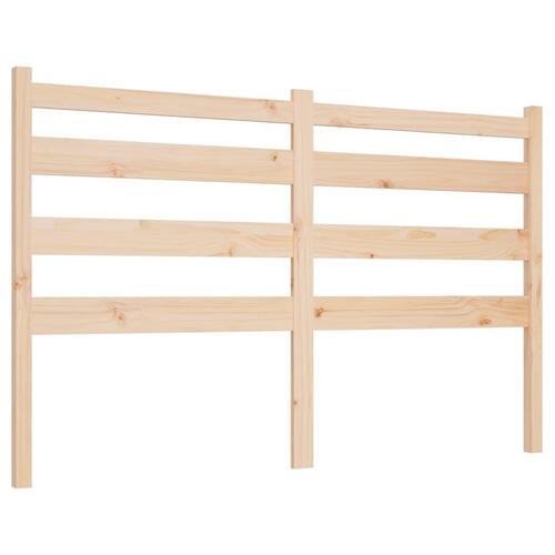 Sengegærde 126x4x100 cm massivt fyrretræ