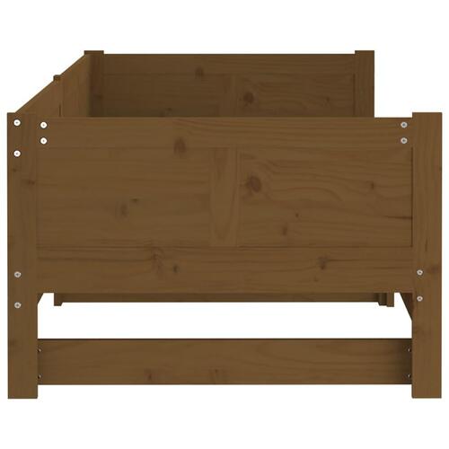 Daybed med udtræk 2x(80x200) cm massivt fyrretræ