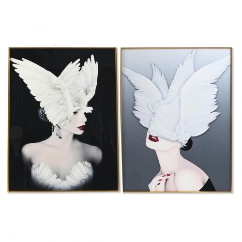 Maleri - sæt af 2, Aluminium/Træ MDF, 60 × 80 cm