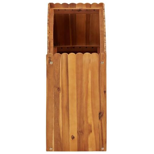 Hævet plantekasse 100x30x50 cm massivt akacietræ
