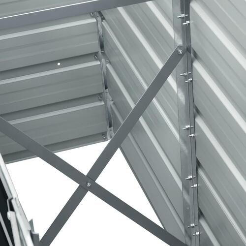 Hævet plantekasse 240x40x45 cm galvaniseret stål antracitgrå