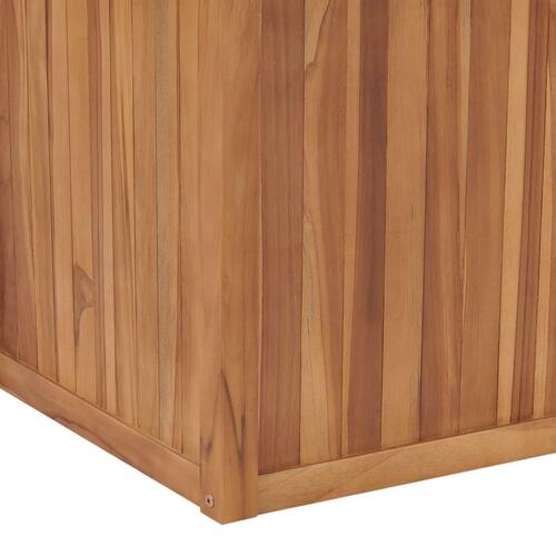 Hævet plantekasse 100x50x50 cm massivt teaktræ