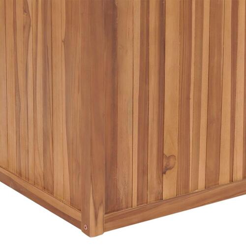 Hævet plantekasse 100x50x70 cm massivt teaktræ