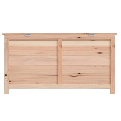 Udendørs hyndeboks 100x50x56 cm massivt fyrretræ