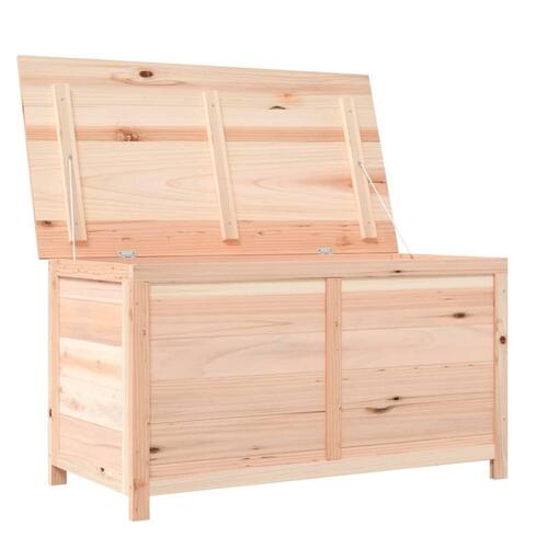 Udendørs hyndeboks 100x50x56 cm massivt fyrretræ