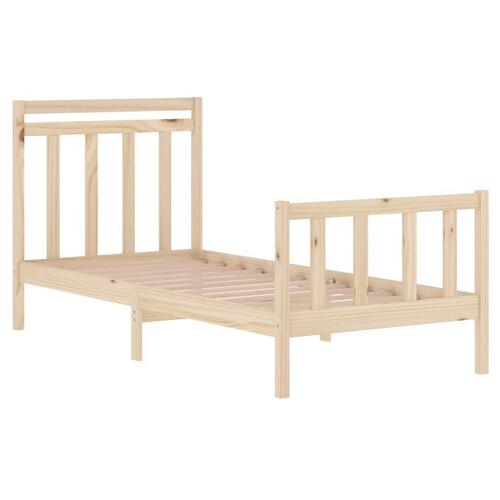 Sengeramme 90x190 cm massivt træ
