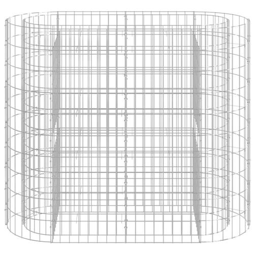Gabion-højbed 120x50x100 cm galvaniseret jern