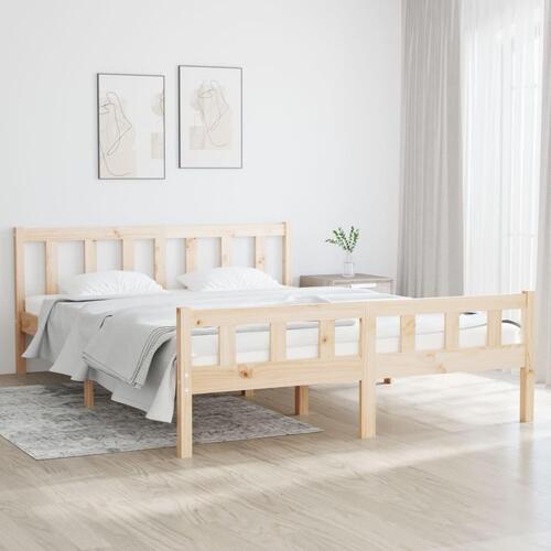 Sengeramme 150x200 cm massivt træ