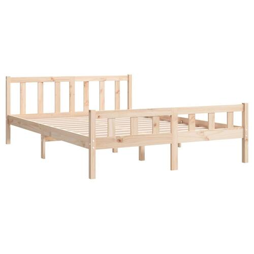 Sengeramme 150x200 cm massivt træ
