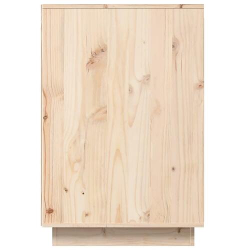 Skrivebord 140x50x75 cm massivt fyrretræ