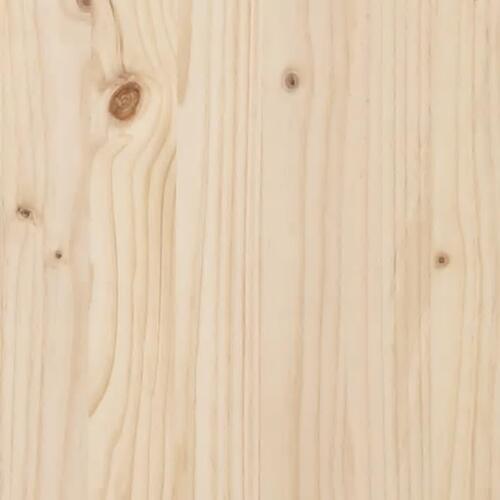 Skrivebord 140x50x75 cm massivt fyrretræ