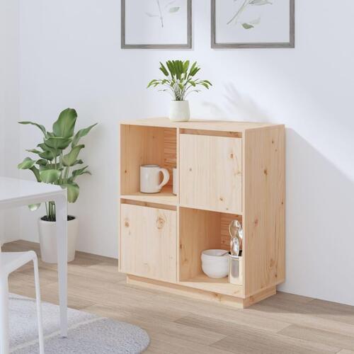 Skænk 74x35x80 cm massivt fyrretræ