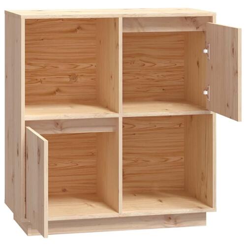Skænk 74x35x80 cm massivt fyrretræ