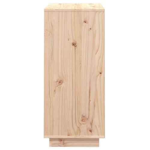 Skænk 74x35x80 cm massivt fyrretræ