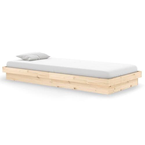 Sengeramme 90x200 cm massivt træ