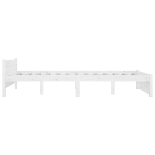Sengeramme med skuffer 120x190 cm Small Double hvid