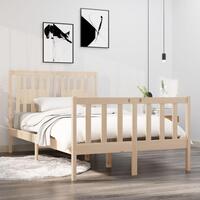 Sengeramme 120x190 cm massivt træ