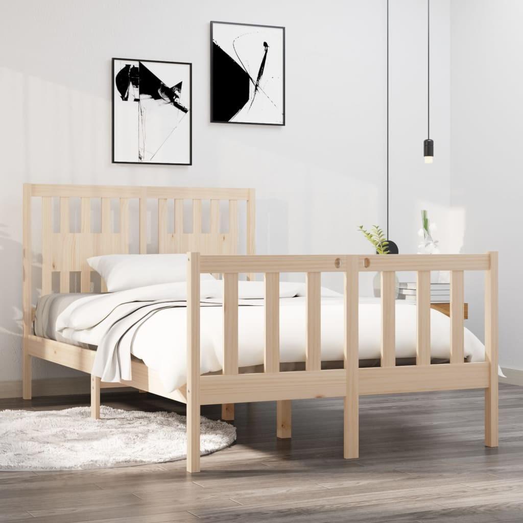 Sengeramme 120x190 cm massivt træ