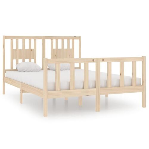 Sengeramme 135x190 cm massivt træ