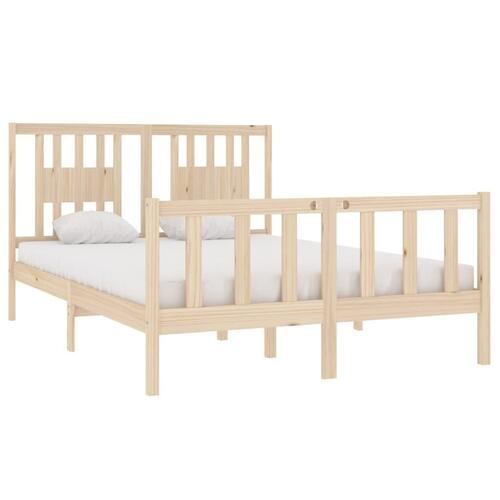 Sengeramme 135x190 cm massivt træ