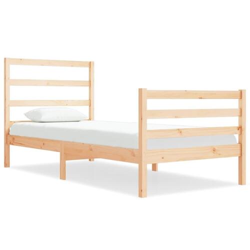 Sengeramme 90x190 cm massivt fyrretræ