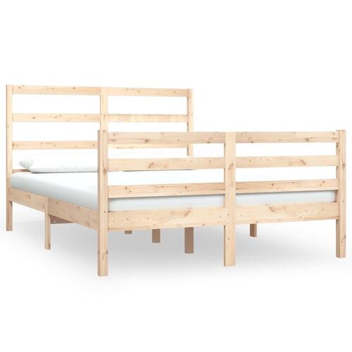 Sengeramme 120x190 cm massivt fyrretræ
