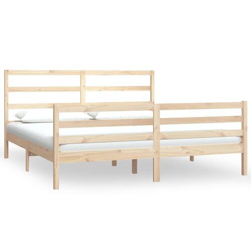 Sengeramme 140x190 cm massivt træ