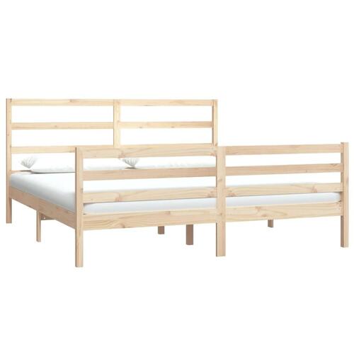 Sengeramme 140x190 cm massivt træ