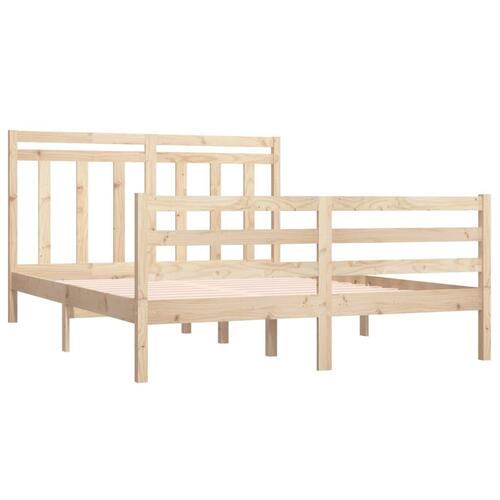 Sengeramme 140x190 cm massivt træ