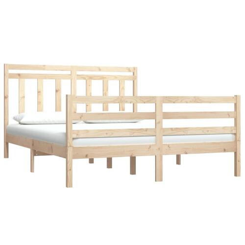 Sengeramme 150x200 cm massivt træ
