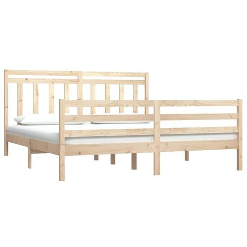 Sengeramme 180x200 cm massivt fyrretræ