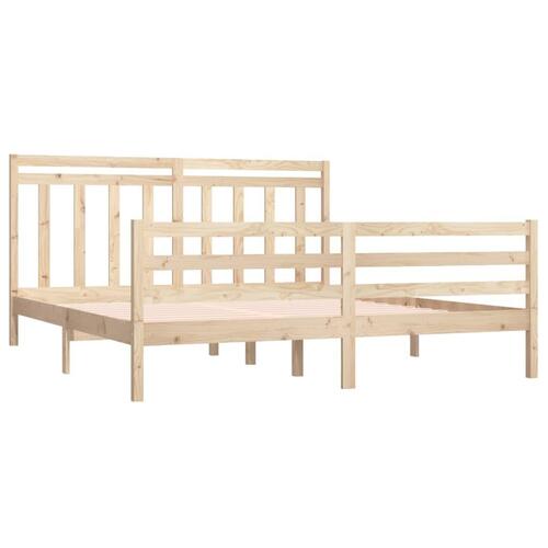 Sengeramme 180x200 cm massivt fyrretræ