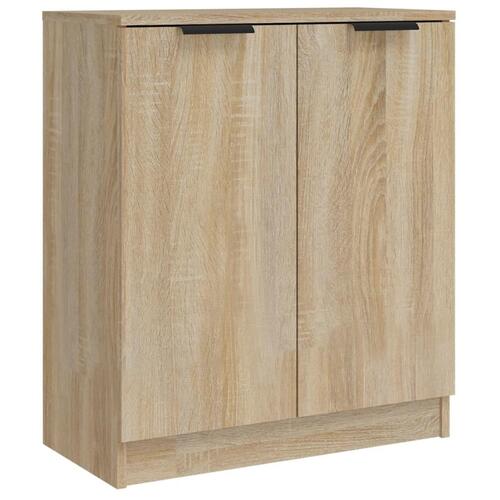 Skænke 2 stk. 60x30x70 cm konstrueret træ sonoma-eg