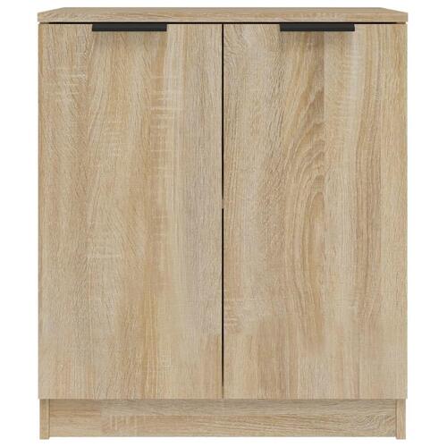Skænke 2 stk. 60x30x70 cm konstrueret træ sonoma-eg
