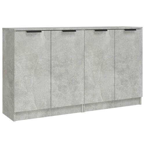 Skænke 2 stk. 60x30x70 cm konstrueret træ betongrå