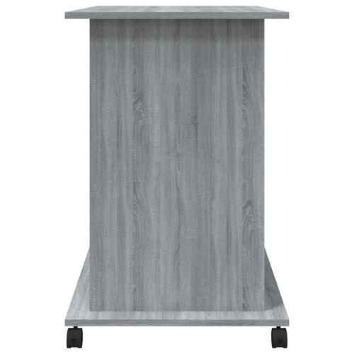 Computerbord 80x50x75 cm konstrueret træ grå sonoma-eg