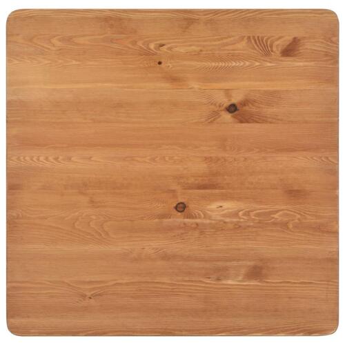 Barbord 60x60x108 cm massivt fyrretræ og stål sort