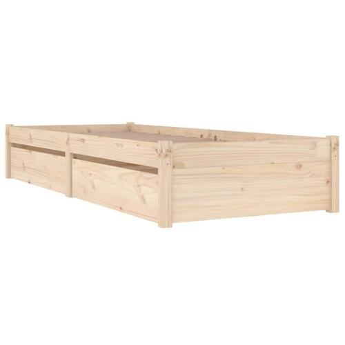 Sengeramme med skuffer 100x200 cm