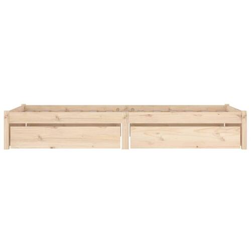 Sengeramme med skuffer 100x200 cm