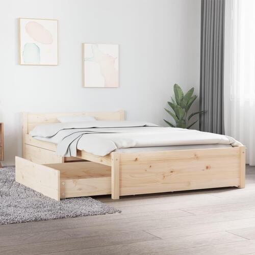 Sengeramme med skuffer 90x200 cm