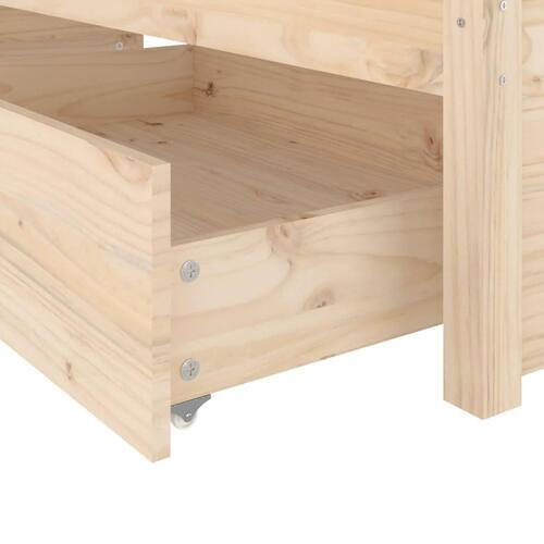 Sengeramme med skuffer 120x190 cm Small Double