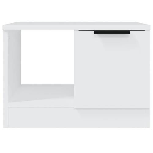 Sofabord 50x50x36 cm konstrueret træ hvid