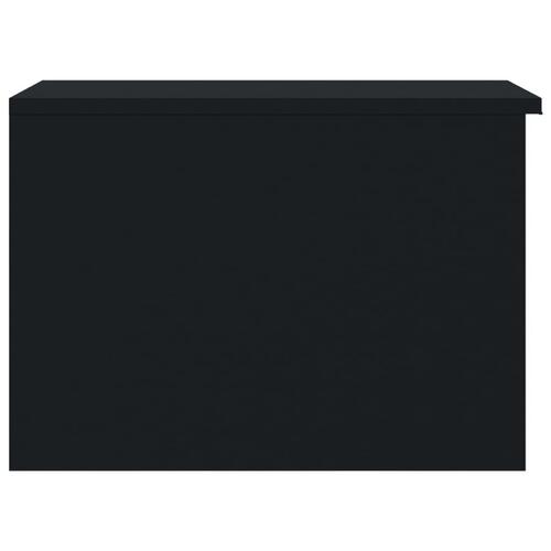 Sofabord 50x50x36 cm konstrueret træ sort