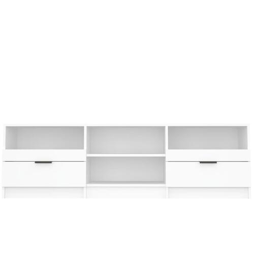 Tv-skab 150x33,5x45 cm konstrueret træ hvid